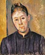 Paul Cezanne Portrait of Madame Cezanne Sweden oil painting artist